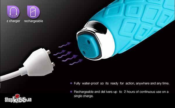 Trứng rung tình yêu cao cấp Dorr Foxy Diamond MS40M chính hãng tại TPHCM có cổng sạc USB từ tính tiện lợi