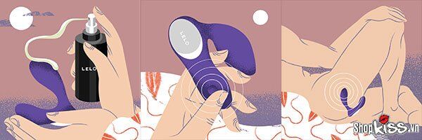 Hướng dẫn sử dụng nút điều khiển đơn giản trên máy rung Lelo Bruno