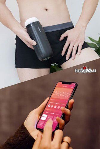 Khả năng kết nối app điều khiển từ xa của máy thủ dâm Svakom Sam Neo cho cặp đôi yêu xa