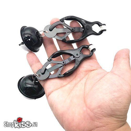 Cận cảnh khung kim loại chắc chắn của kẹp núm vú BZ09F tạo lực kẹp vừa đủ