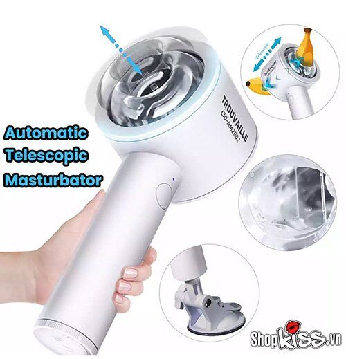 Máy thủ dâm tự động Trouvaille CID AM2002 có đế gắn tường tiện lợi
