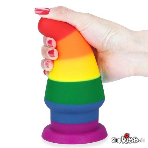 Cận cảnh chất liệu silicone bạch kim mềm mịn của phích cắm Lovetoy Prider