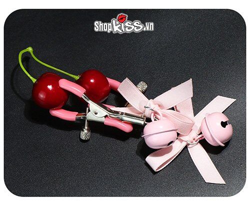 Chi tiết đầu kẹp vú BZ09E bọc đệm nhựa màu hồng mềm mại