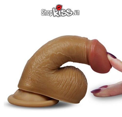 Độ dẻo dai linh hoạt của dương vật giả silicone Luca Lovetoy DV58N