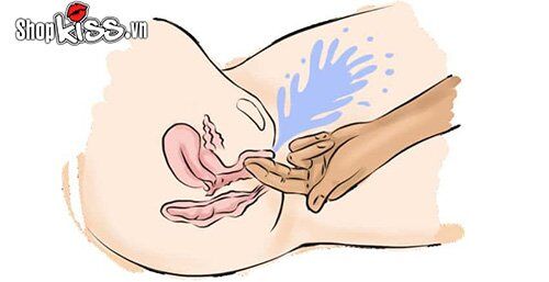 Minh họa cách móc cua đúng kỹ thuật kích thích điểm G bên trong âm đạo nữ giới