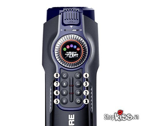 Các phím chức năng chi tiết của Máy thủ dâm Leten Future 708 3RD