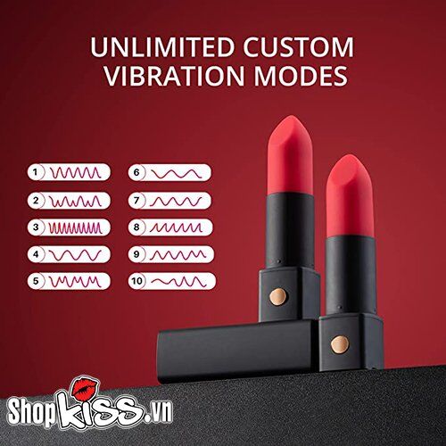 Thanh rung Lovense Exomoon EXO1 tích hợp nhiều chế độ rung mặc định đa dạng