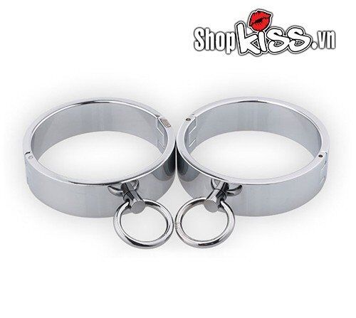 Còng tay kim loại BDSM BZ07NA làm từ hợp kim cao cấp, sáng bóng và bền chắc