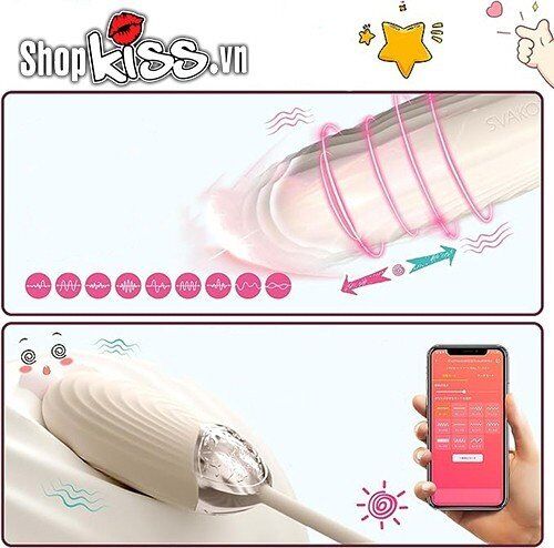 Điều khiển trứng rung Svakom Aravinda thông minh qua ứng dụng Svakom
