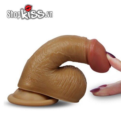 Độ dẻo dai và đàn hồi cao của dương vật giả silicone Lovetoy Luca DV58P