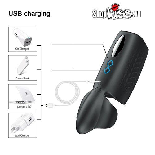 Máy massage dương vật và tinh hoàn Penis Stimulator sạc pin USB