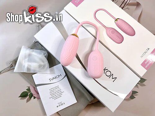 Hộp đựng và phụ kiện đi kèm Máy rung Svakom Natalya chính hãng