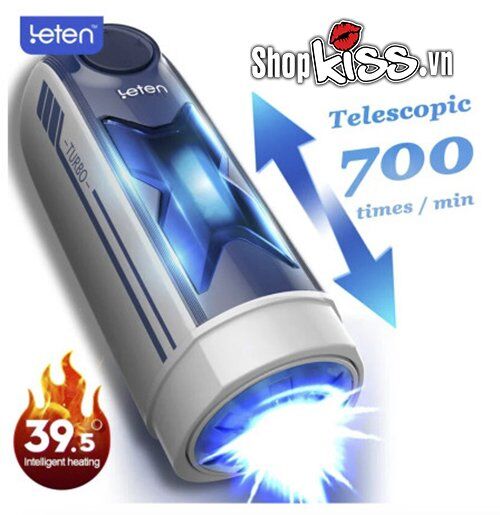 Máy thủ dâm Leten X-speed AD33S với tính năng sưởi ấm và âm thanh rên rỉ