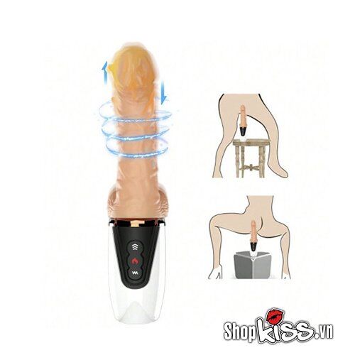 Sơ đồ hướng dẫn các nút bấm và cách sử dụng dương vật giả Betty DV44K
