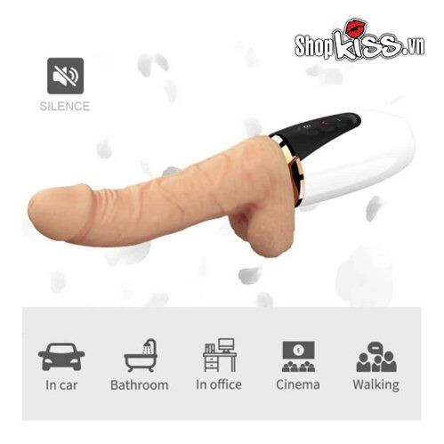 Dương vật giả Betty DV44K chất liệu TPE an toàn, chống thấm nước tốt, sử dụng được trong nhà tắm
