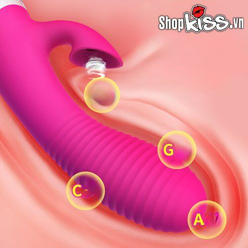 Các đường gân nổi trên thân máy massage Omysky DC34A tăng cường kích thích điểm G
