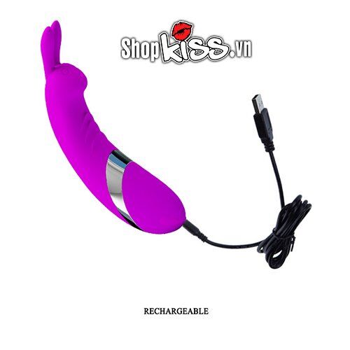 Cổng sạc USB tiện lợi của trứng rung Pretty Love Bunny MS20T