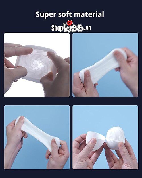 Chất liệu TPE siêu mềm mại và co giãn cực tốt của Trứng thủ dâm Lovense Kraken