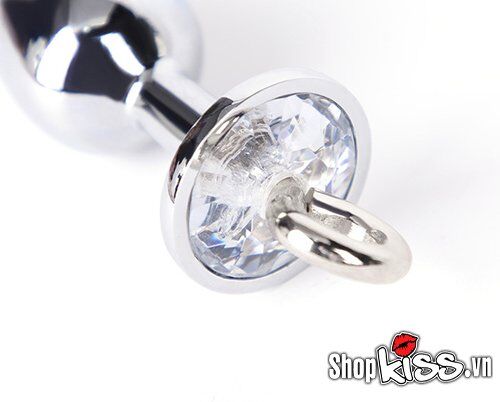 Đế phích cắm hậu môn BDSM đính đá lấp lánh, tăng vẻ sang trọng