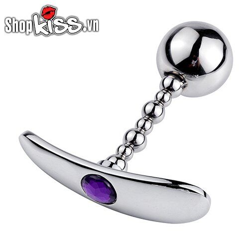 Thiết kế độc đáo của Anal Plug HM05K với viên bi lớn và chuỗi hạt linh hoạt