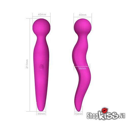 Kích thước chi tiết của dụng cụ massage điểm G 2 đầu Infinite Cassi