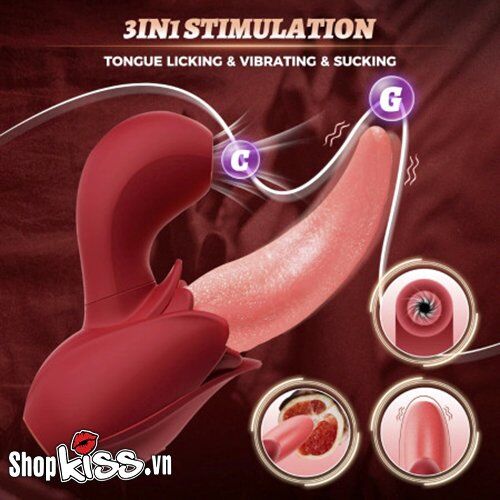 Mua Dụng cụ massage điểm G và âm vật hình lưỡi liếm ở đâu