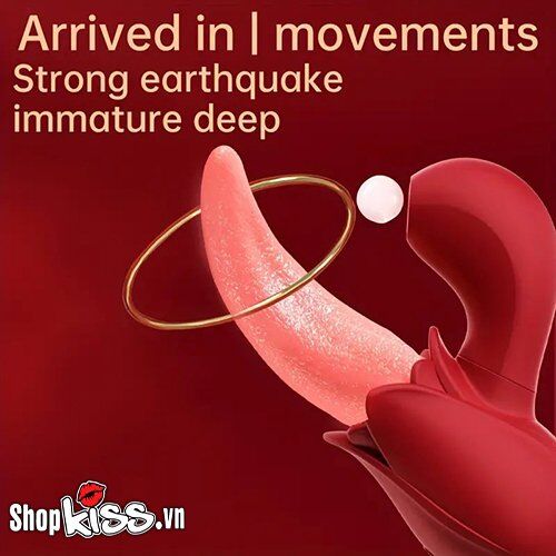 Dụng cụ massage điểm G và âm vật hình lưỡi liếm chất lượng