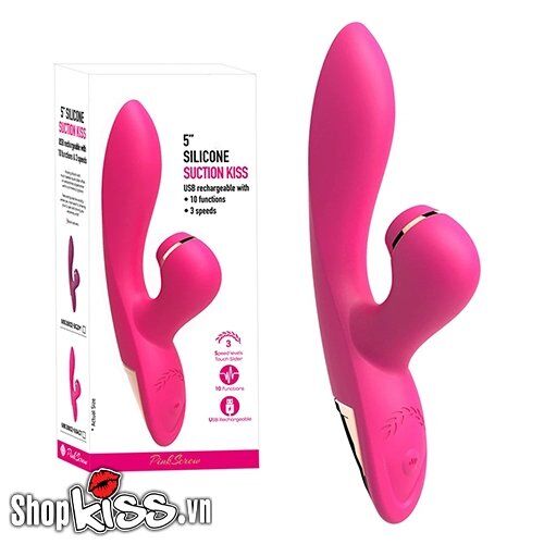 Mua Máy massage rung hút điểm G và âm vật Suction Kiss uy tín tại Do18.net