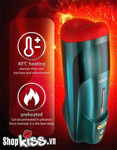 Máy bú mút dương vật Leten Thunder Air Thế hệ 3 có sưởi ấm