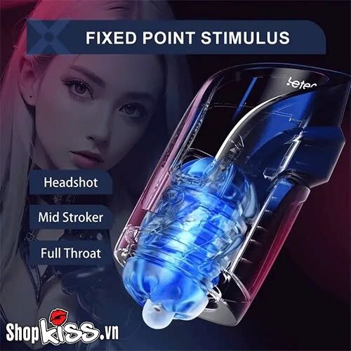 Cận cảnh âm đạo giả TPE mềm mại của Leten Cannon King Mini Luxury AD33V