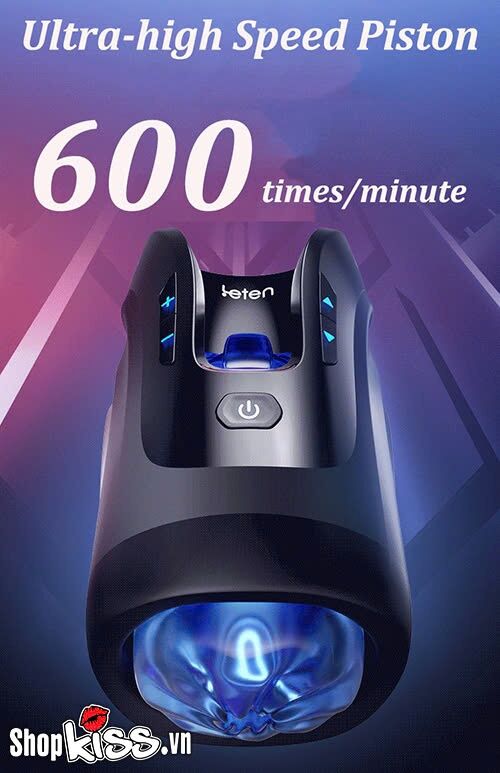 Tốc độ thụt siêu nhanh 600 nhịp/phút của Leten Cannon King Mini Luxury AD33V