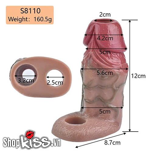 Kích thước chi tiết bao đôn FAAK gân nổi hở đầu bao gồm chiều dài và đường kính