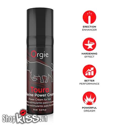Thành phần Taurine và Ginkgo Biloba trong kem cường dương Orgie Touro