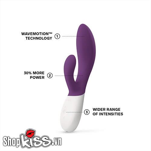 Lelo Ina Wave 2 sở hữu động cơ rung kép mạnh mẽ hơn 30% và 12 chế độ rung phong phú