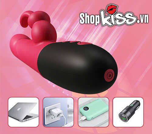 Sơ đồ mô tả 8 tần số rung và chức năng thụt của Libo Passion Rabbit