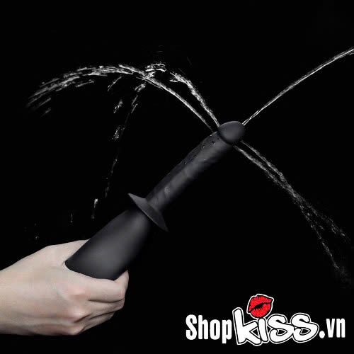 Thiết kế đầu phun với nhiều lỗ nhỏ trên dụng cụ thụt rửa hậu môn Lovetoy HM23K giúp tạo tia nước đa hướng làm sạch sâu.