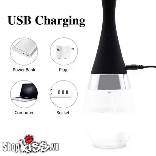 Cổng sạc USB tiện lợi trên thân dụng cụ vệ sinh hậu môn Anal Cleanser