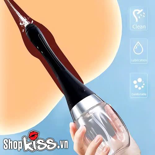 Thiết kế vòi phun thon dài và mềm mại của Anal Cleanser giúp đưa vào hậu môn dễ dàng