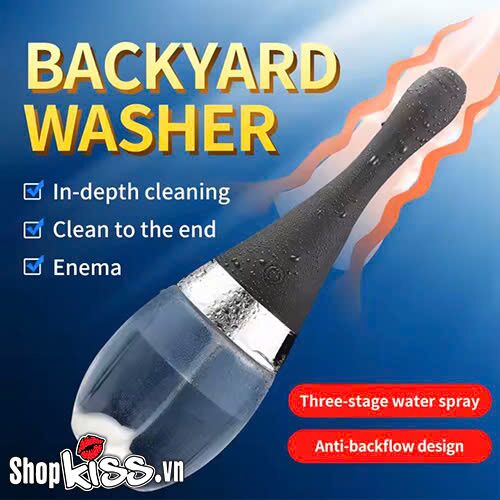 Nút điều khiển 3 chế độ phun nước khác nhau trên dụng cụ Anal Cleanser