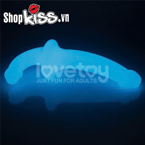 Lovetoy Lumino Play DC79P dương vật giả 2 đầu có thể dùng qua hậu môn hoặc kích thích bên ngoài